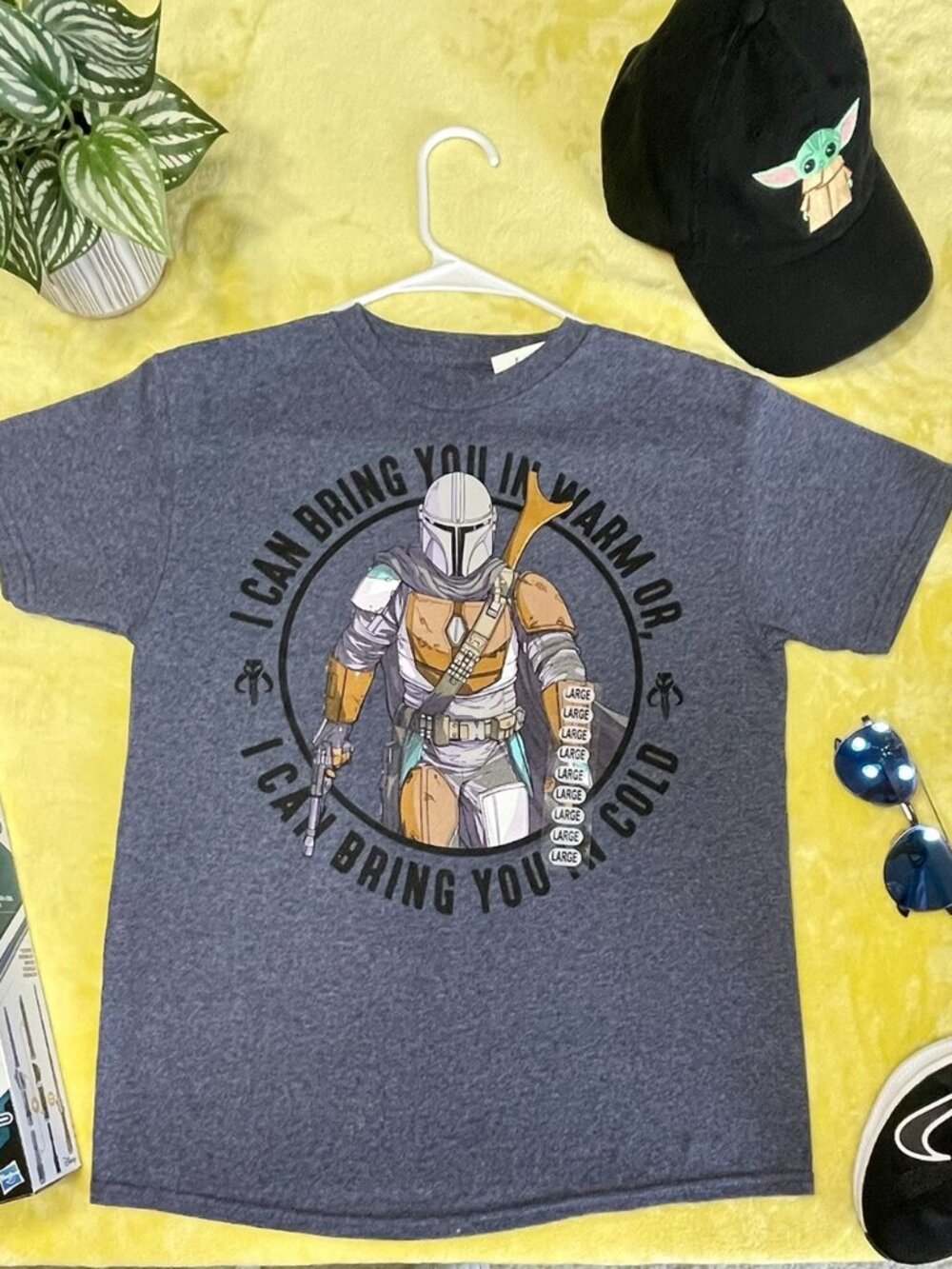 STAR WARS Mad Engine Mandalorian I can Bring you in warm or I can bring you..